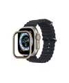 Apple Watch Ultra 49mm Alüminyum Kasa Cam Ekran Koruyucu - Gold