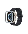 Apple Watch Ultra 49mm Alüminyum Kasa Cam Ekran Koruyucu - Mavi