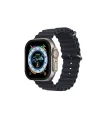 Apple Watch Ultra 49mm Alüminyum Kasa Cam Ekran Koruyucu - Siyah