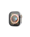 Apple Watch Ultra 49mm Legend Camlı Kasa Ekran Koruyucu - Gümüş