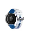 Apple Watch Ultra 49mm Minoc Kordon (saat Değildir) - Mavi-beyaz