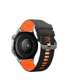 Apple Watch Ultra 49mm Minoc Kordon (saat Değildir) - Siyah-turuncu