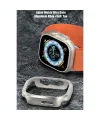 Apple Watch Ultra 49mm Mo-wt3 Alüminyum Camlı Kasa Ekran Koruyucu - Gold