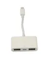 Apr23 Iphone Otg 3in1 - Beyaz