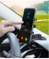 Araba Gösterge Üstüne Takılan 360 Oynar Başlıklı Telefon Tutucu