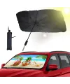 Araba Güneş Gölge Koruyucu Şemsiye Oto Ön Cam Güneşlik(145cm*79cm)