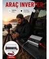 Araçtan Elektrik Kullanımı Sağlayan 1000w Akü İnvertör