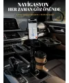 Araç Bardaklık Organizeri Telefon Tutuculu Çok Amaçlı Konsol Aparatı