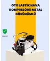 Araç Çakmak Girişli Metal Hava Kompresörü 10a Güçlü Motor
