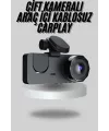 Araç İçi Dikiz Kamerası Sürüş Kaydedici 3 Lensli Dvr Kamera