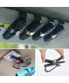 Araç İçi Güneşliğe Takılan 2li Gözlük,Kart,Para Takmalık Aparat
