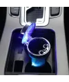 Araç İçi Oto Kokusuz Küllük RGB Işıklı Kapaklı