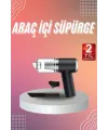 Araç İçi Süpürge Kablosuz Şarjlı Elektrikli Süpürge Elde Taşınabilir