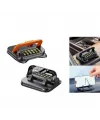 Araç İçi Torpido Üstü Numaratörlü Telefon Tutucu Stand Siyah
