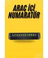 Araç Park Numaratörü Tüm Araçlara Uyumlu Araba Numaralık