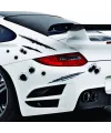 Araç Sticker Mermi Ve Oto Sticker Yara Şeklinde 3d