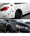 Araç Sticker Mermi Ve Oto Sticker Yara Şeklinde 3d