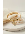 Arı Model Gold Renk Charm Bileklik