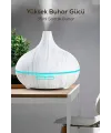 Aroma Difüzör Gece Işığı 7 Led Nemlendirici Kumandalı 550 ml Buhar Makinesi