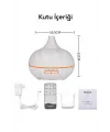 Aroma Difüzör Gece Işığı 7 Led Nemlendirici Kumandalı 550 ml Buhar Makinesi