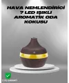 Aromaterapi Uyumlu 300 Ml Led Işıklı Oda Kokusu Difüzörü
