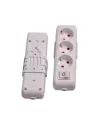 Asel 3 lü Priz Anahtarlı Klemensli