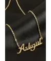 Aslıgül İsimli Kolye (Kişiye Özel)