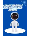 Astronot Işık Projektörü Gökkuşağı Projeksiyon Gece Lambası Hediyelik