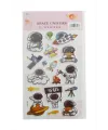 Astronot Kabartmalı Sticker