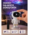 Astronot Şekilli Galaxy Projeksiyon Lambası Nebula Efektli Dekoratif Lamba
