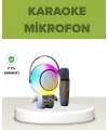 Astronot Tasarımlı Bluetooth Speaker Ve Kablosuz Mikrofon Karaoke Seti
