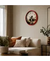 Atanın Mirası Kırmızı 36 x 36 Cm Duvar Saati