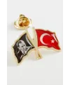 Atatürk Ay Yıldız Yaka Rozet