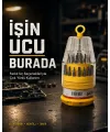Ateşe Dayanıklı Tornavida Seti Elektronik Tamir İçin Çok Uçlu