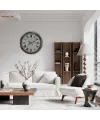 Atlas Silver 40 Cm Metal Duvar Saati
