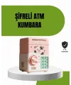 Atm Tasarımlı Pembe Işıklı Sesli Çocuk Kumbarası
