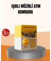 Atm Tasarımlı Sarı Işıklı Sesli Elektronik Kumbara