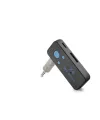 AUX Bluetooth Ses Alıcı Adaptör Handsfree - Siyah HD9004