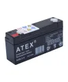 AX6-3.4 6V 3.4Ah Yatay Akü