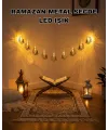 Ay Ve Secde Tasarımlı Sıcak Beyaz Led Ramazan Işığı