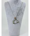 Ay Yıldız Çelik Erkek Kolye - Ekl0091