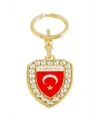 Ay Yıldız Taşlı Anahtarlık