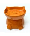 Ayaklı Kulaklı Seramik Mama Kabı