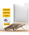 Ayarlanabilir Dizüstü Destek Tabanı Tamamen Katlanabilir Taşınabilir Laptop Yükseltici