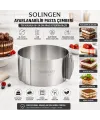 Ayarlanabilir Metal Kek Kalıbı 16-34 cm
