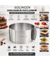 Ayarlanabilir Metal Kek Kalıp 16-34cm