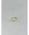 Ayarlanabilir   Zirkon Taşlı Pirinç Bijuteri Yüzük - Yz0135-1
