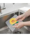 Ayçiçeği Tasarımlı Gider Koku Önleyici – Silikon Lavabo Gider Matı
