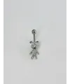 Ayıcık Detaylı Göbek Piercing - Pg0118