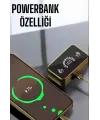 Aynalı Bluetooth Kulaklık Telefon Standlı Dijital Göstergeli